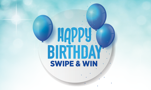 Happy Birthday Swipe & Win